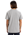 The Quiksilver Mens Basic T-Shirt in Light Grey Heather