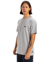 The Quiksilver Mens Basic T-Shirt in Light Grey Heather