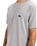 The Quiksilver Mens Basic T-Shirt in Light Grey Heather