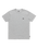 The Quiksilver Mens Basic T-Shirt in Light Grey Heather