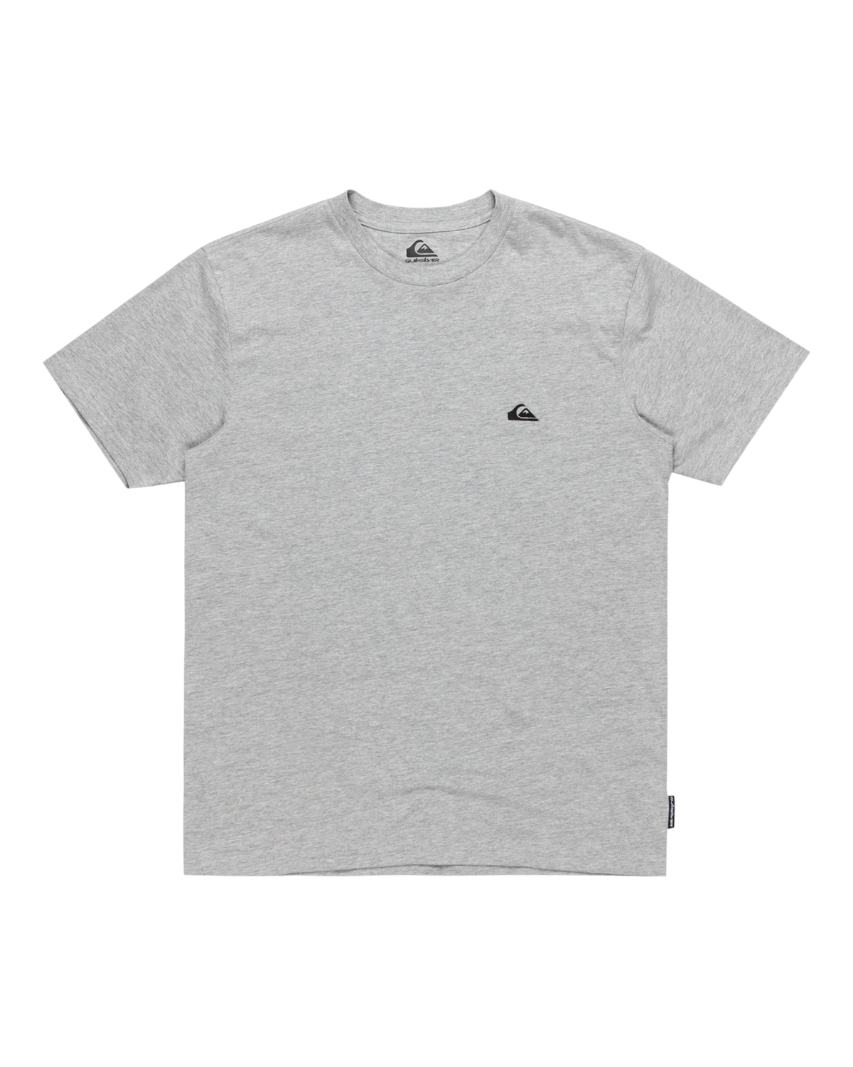 The Quiksilver Mens Basic T-Shirt in Light Grey Heather
