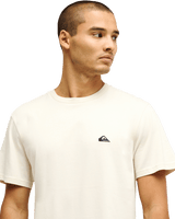 The Quiksilver Mens Basic T-Shirt in Bone White
