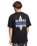 The Quiksilver Mens Geo Quik T-Shirt in Black
