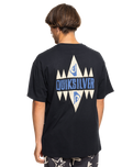 The Quiksilver Mens Geo Quik T-Shirt in Black