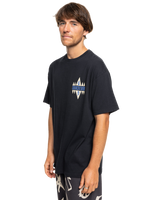 The Quiksilver Mens Geo Quik T-Shirt in Black