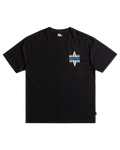 The Quiksilver Mens Geo Quik T-Shirt in Black