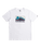 The Quiksilver Mens Gradient Mountains T-Shirt in White