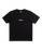 The Quiksilver Mens Simple Lettering T-Shirt in Black