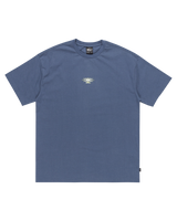 The Quiksilver Mens Mercury Tribe T-Shirt in Vintage Indigo