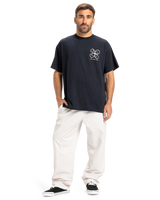 The Quiksilver Mens Outside Inside T-Shirt in Black