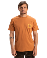 The Quiksilver Mens EVO Roads End T-Shirt in Bran