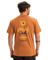The Quiksilver Mens EVO Roads End T-Shirt in Bran