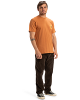 The Quiksilver Mens EVO Roads End T-Shirt in Bran