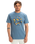 The Quiksilver Mens EVO Bubble Wrapped T-Shirt in Coronet Blue