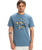 The Quiksilver Mens EVO Bubble Wrapped T-Shirt in Coronet Blue