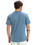 The Quiksilver Mens EVO Bubble Wrapped T-Shirt in Coronet Blue