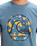 The Quiksilver Mens EVO Bubble Wrapped T-Shirt in Coronet Blue