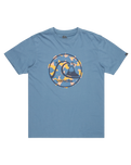 The Quiksilver Mens EVO Bubble Wrapped T-Shirt in Coronet Blue