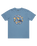 The Quiksilver Mens EVO Bubble Wrapped T-Shirt in Coronet Blue