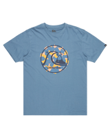 The Quiksilver Mens EVO Bubble Wrapped T-Shirt in Coronet Blue
