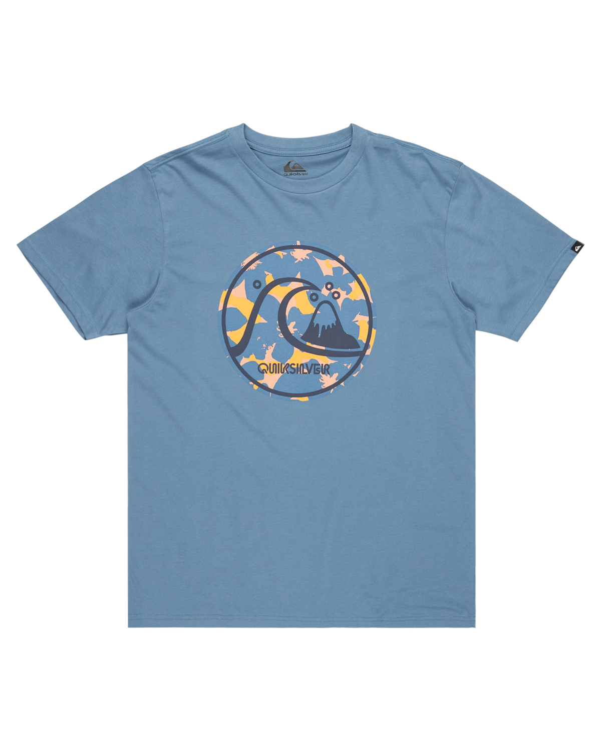 The Quiksilver Mens EVO Bubble Wrapped T-Shirt in Coronet Blue