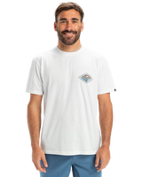 The Quiksilver Mens EVO Future Island T-Shirt in Snow White