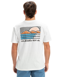 The Quiksilver Mens EVO Future Island T-Shirt in Snow White