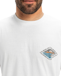 The Quiksilver Mens EVO Future Island T-Shirt in Snow White