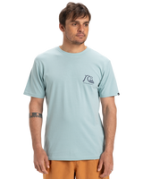 The Quiksilver Mens EVO Original BS T-Shirt in Aquifer