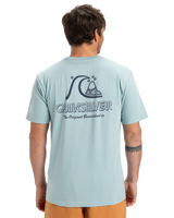 The Quiksilver Mens EVO Original BS T-Shirt in Aquifer