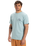 The Quiksilver Mens EVO Original BS T-Shirt in Aquifer