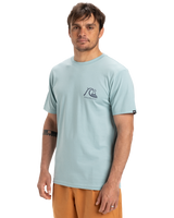 The Quiksilver Mens EVO Original BS T-Shirt in Aquifer