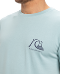 The Quiksilver Mens EVO Original BS T-Shirt in Aquifer