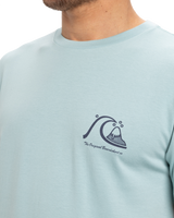 The Quiksilver Mens EVO Original BS T-Shirt in Aquifer