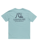 The Quiksilver Mens EVO Original BS T-Shirt in Aquifer