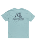 The Quiksilver Mens EVO Original BS T-Shirt in Aquifer