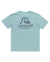The Quiksilver Mens EVO Original BS T-Shirt in Aquifer