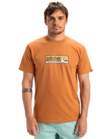 The Quiksilver Mens EVO Endless Type T-Shirt in Bran