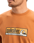 The Quiksilver Mens EVO Endless Type T-Shirt in Bran