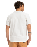 The Quiksilver Mens EVO Endless Type T-Shirt in Snow White