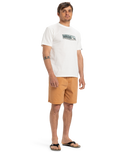 The Quiksilver Mens EVO Endless Type T-Shirt in Snow White
