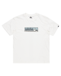 The Quiksilver Mens EVO Endless Type T-Shirt in Snow White