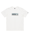 The Quiksilver Mens EVO Endless Type T-Shirt in Snow White