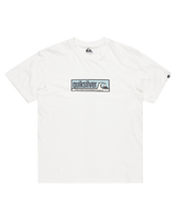 The Quiksilver Mens EVO Endless Type T-Shirt in Snow White