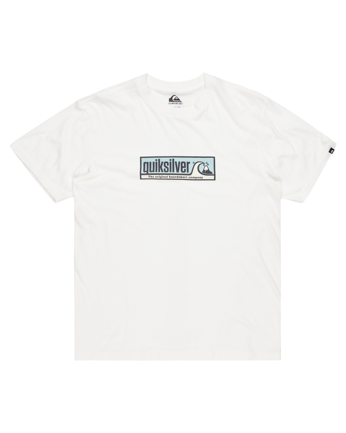The Quiksilver Mens EVO Endless Type T-Shirt in Snow White