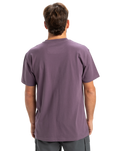 The Quiksilver Mens EV Mini Logo T-Shirt in Vintage Violet