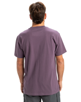 The Quiksilver Mens EV Mini Logo T-Shirt in Vintage Violet