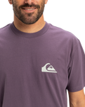 The Quiksilver Mens EV Mini Logo T-Shirt in Vintage Violet