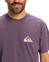 The Quiksilver Mens EV Mini Logo T-Shirt in Vintage Violet