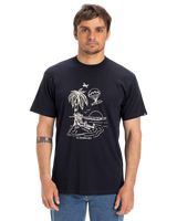 The Quiksilver Mens EV Tuned Out T-Shirt in Dark Navy